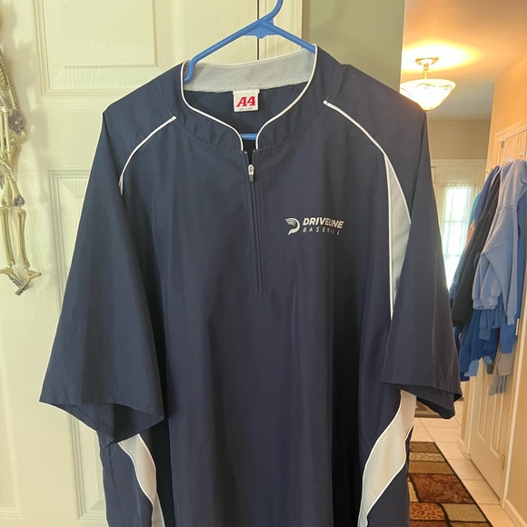 Driveline Hitting shirt. A4 Brand 3XLT Blue. - Picture 2 of 2